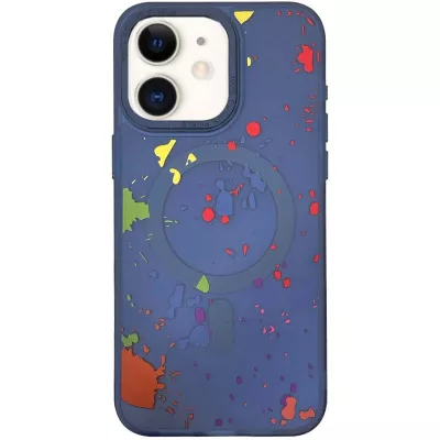 Чехол TPU+PC Flush with MagSafe для Apple iPhone 11 (6.1") Dark blue