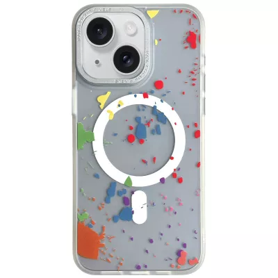 Чехол TPU+PC Flush with MagSafe для Apple iPhone 14 (6.1") White