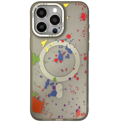 Чехол TPU+PC Flush with MagSafe для Apple iPhone 15 Pro (6.1") Titanium grey