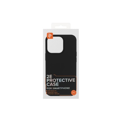 Чохол 2Е Basic для iPhone 13 Pro , Liquid Silicone,чорний (2E-IPH-13PR-OCLS-BK)