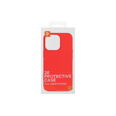 Чохол 2Е Basic для iPhone 13 Pro, Liquid Silicone, червоний (2E-IPH-13PR-OCLS-RD)