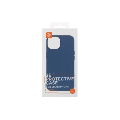 Чохол 2Е Basic для iPhone 14, Liquid Silicone, синій світлий (2E-IPH-14-OCLS-CB)