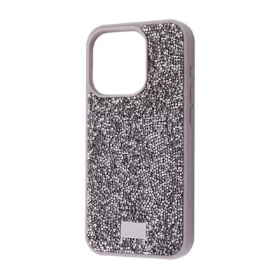 Чохол Bling World Rock Diamond (TPU) iPhone 14 Pro gray titanium