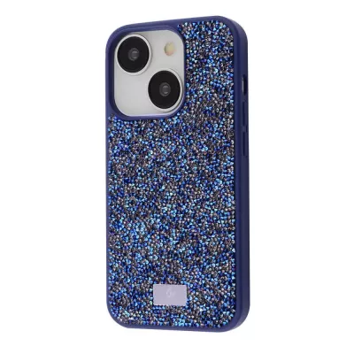Чохол Bling World Rock Diamond (TPU) iPhone 16 Pro blue titanium