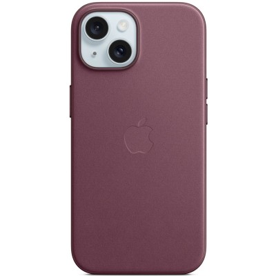 Чохол FineWoven (AAA) with MagSafe для Apple iPhone 15 (6.1") Mulberry