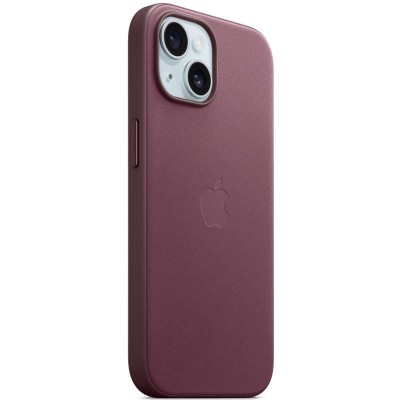 Чохол FineWoven (AAA) with MagSafe для Apple iPhone 15 (6.1") Mulberry