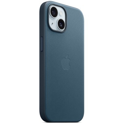 Чохол FineWoven (AAA) with MagSafe для Apple iPhone 15 (6.1") Pacific Blue