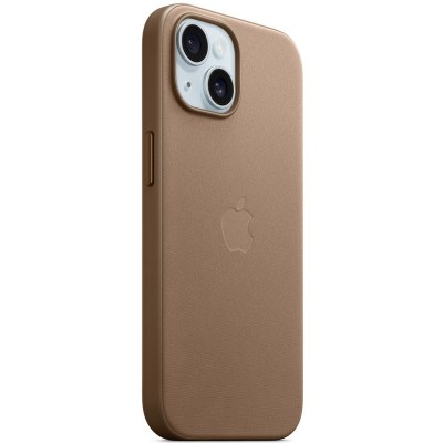 Чохол FineWoven (AAA) with MagSafe для Apple iPhone 15 (6.1") Taupe
