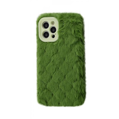 Чохол Fluffy Love Case iPhone 12 Pro green