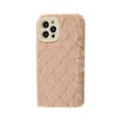 Чохол Fluffy Love Case iPhone 12 Pro pink sand