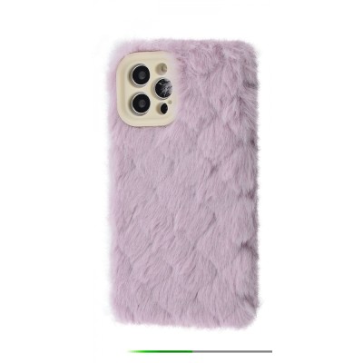 Чохол Fluffy Love Case iPhone 12 Pro purple