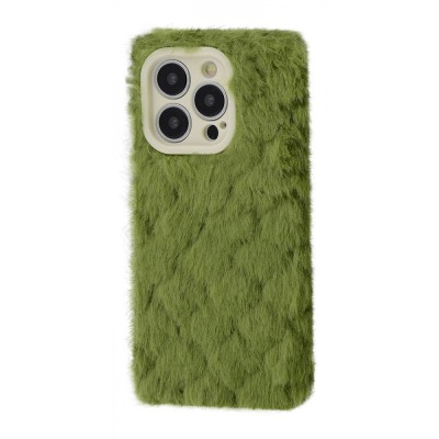 Чохол Fluffy Love Case iPhone 13 Pro green