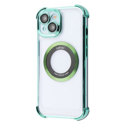 Чохол Glossy Case with Magnetic Ring iPhone 15 green