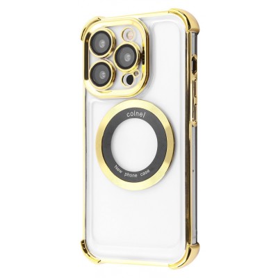 Чохол Glossy Case with Magnetic Ring iPhone 15 Pro gold