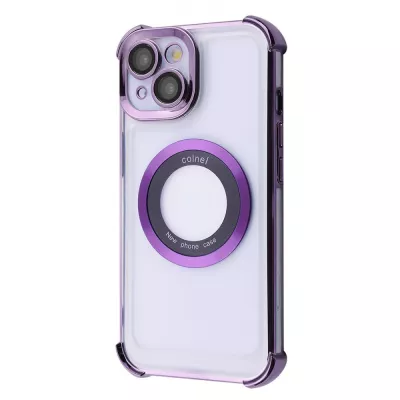 Чохол Glossy Case with Magnetic Ring iPhone 15 purple