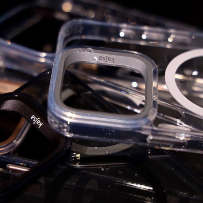 Чохол Kajsa Aluminium Shield with Magnetic Ring iPhone 16 silver
