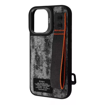 Чохол Kajsa Outdoor Collection Tie Dye with Magnetic Ring iPhone 16 black