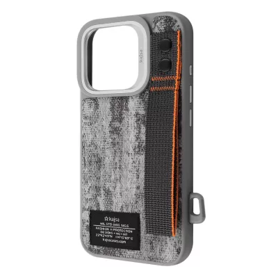 Чохол Kajsa Outdoor Collection Tie Dye with Magnetic Ring iPhone 16 Pro gray
