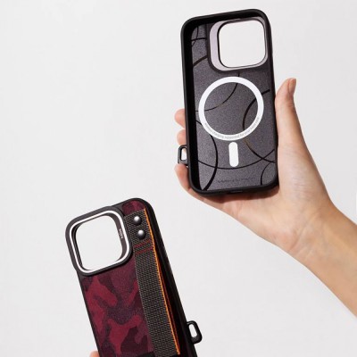 Чохол Kajsa Outdoor Collection with Magnetic Ring iPhone 16 Pro black