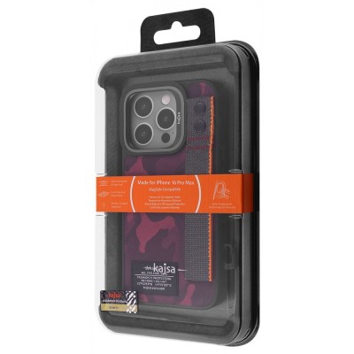 Чохол Kajsa Outdoor Collection with Magnetic Ring iPhone 16 Pro Max gray