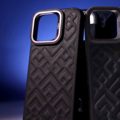 Чохол Kajsa Rhombus Collection with Magnetic Ring iPhone 16 Pro blue