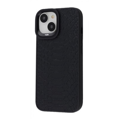 Чохол Kajsa Snake Pattern iPhone 15 black
