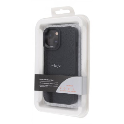 Чохол Kajsa Snake Pattern iPhone 15 black