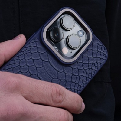 Чохол Kajsa Snake Pattern iPhone 15 black