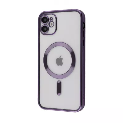 Чохол Metal Matte Case with Magnetic Ring iPhone 11 deep purple