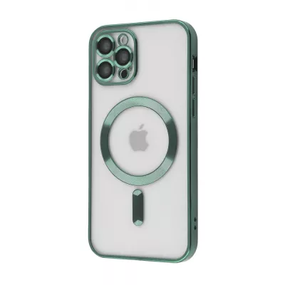 Чохол Metal Matte Case with Magnetic Ring iPhone 12 Pro dark green