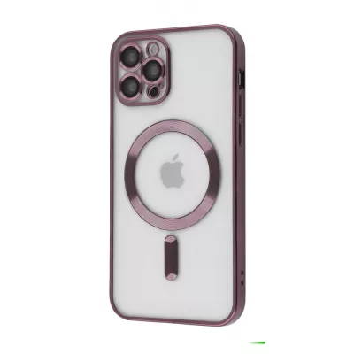 Чохол Metal Matte Case with Magnetic Ring iPhone 12 Pro deep purple