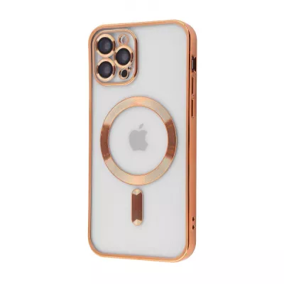 Чохол Metal Matte Case with Magnetic Ring iPhone 12 Pro gold