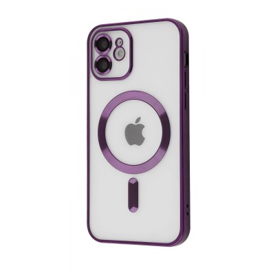 Чохол Metal Matte Case with Magnetic Ring iPhone 12 Pro Max deep purple