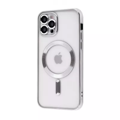 Чохол Metal Matte Case with Magnetic Ring iPhone 12 Pro silver