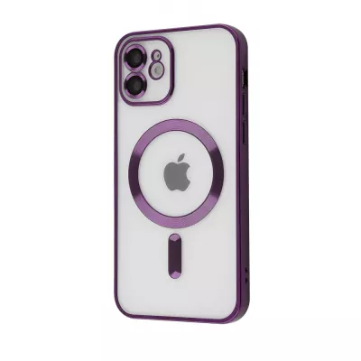 Чохол Metal Matte Case with Magnetic Ring iPhone 13 Pro Max deep purple