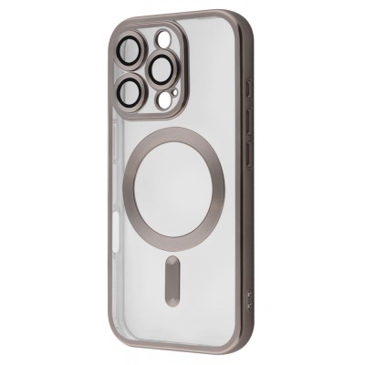 Чохол Metal Matte Case with Magnetic Ring iPhone 16 Pro natural titanium