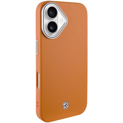 Чохол PC+Leather SGP with MagSafe для Apple iPhone 16 Plus (6.7") Brown