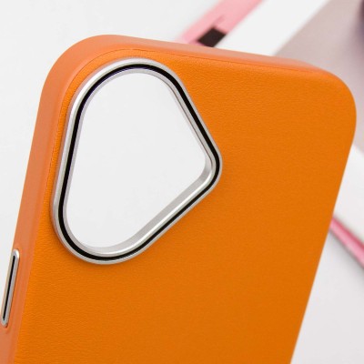 Чохол PC+Leather SGP with MagSafe для Apple iPhone 16 Plus (6.7") Brown