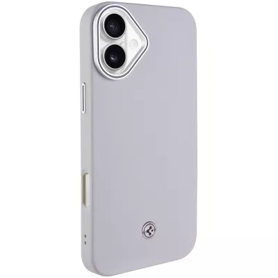 Чохол PC+Leather SGP with MagSafe для Apple iPhone 16 Plus (6.7") Grey