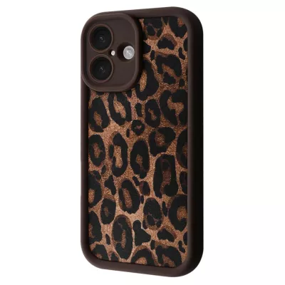 Чохол Pretty Case iPhone 16 leopard