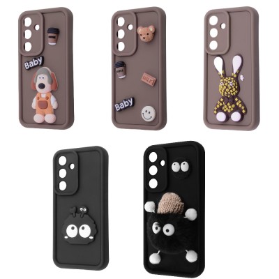 Чохол Pretty Things Case Samsung Galaxy A24 4G brown/fluffy white