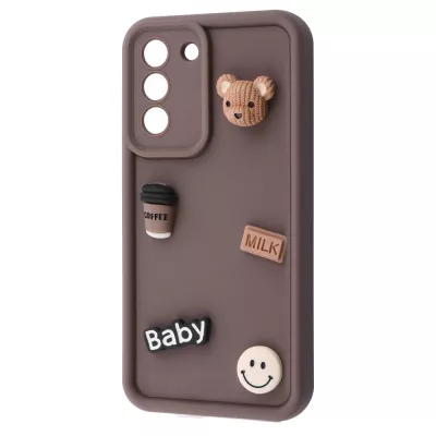 Чохол Pretty Things Case Samsung Galaxy S21 FE (G990B) brown/bear