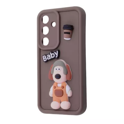 Чохол Pretty Things Case Samsung Galaxy S23 FE brown/baby
