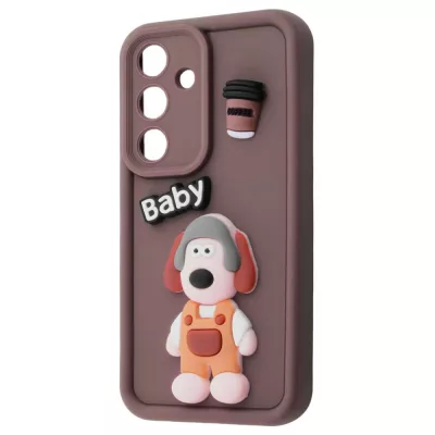 Чохол Pretty Things Case Samsung Galaxy S25 Plus brown/baby