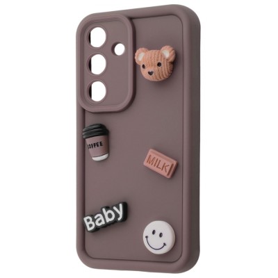 Чохол Pretty Things Case Samsung Galaxy S25 Plus brown/bear