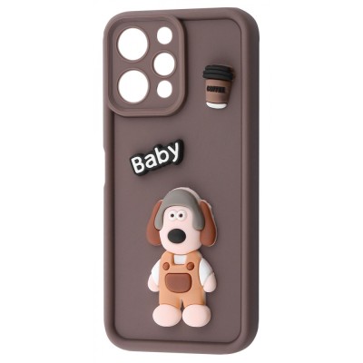 Чохол Pretty Things Case Xiaomi Redmi 12 4G brown/baby