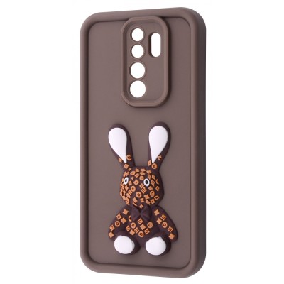 Чохол Pretty Things Case Xiaomi Redmi 9 brown/rabbit