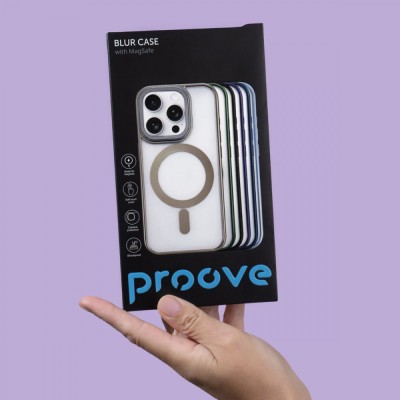 Чохол Proove Blur Case with Magnetic Ring iPhone 16 Plus midnight blue (PCBCIP16PL08)