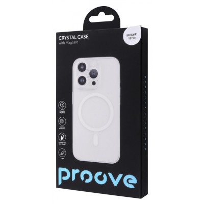 Чохол Proove Crystal Case with Magnetic Ring iPhone 15 Pro transparent (PCCCIP15P001)