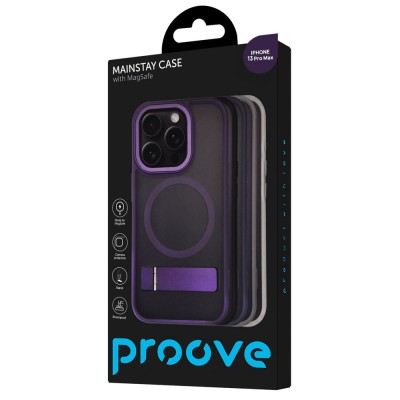 Чохол Proove Mainstay Case with Magnetic Ring iPhone 13 Pro Max black (PCMCIP13PM02)